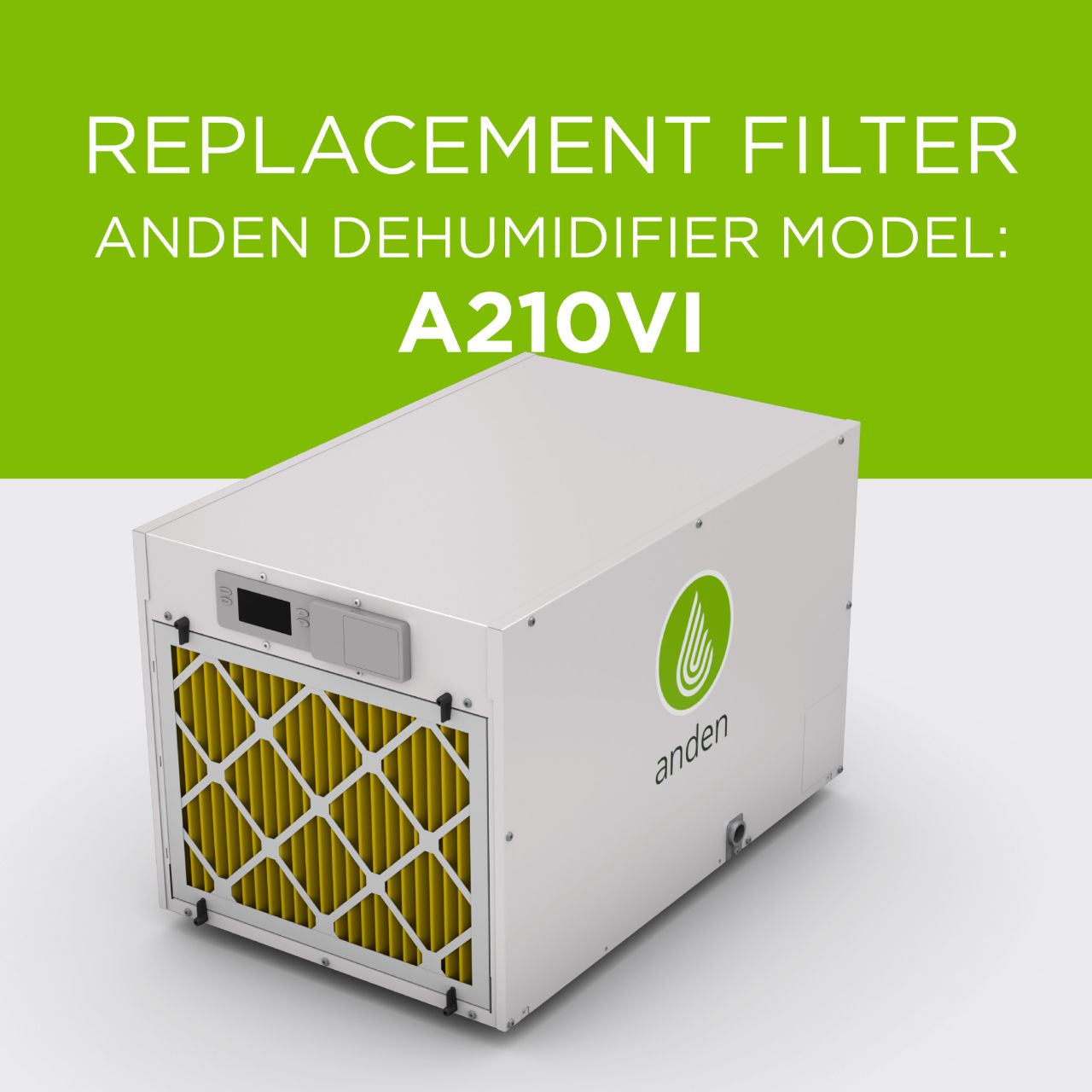 Anden-Model-A210V1-Replacement-Air Filter-Dehumidifier
