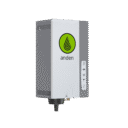 Anden humidifier with a sleek design, featuring a prominent logo and control panel on the front.